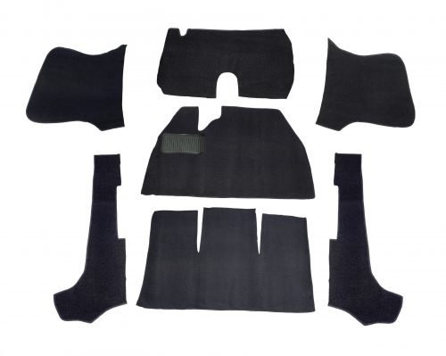 BLACK CARPET KIT, 58-70 CONVERTIBLE