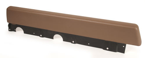 FRONT SEAT PARTITION PAD; BROWN; LEFT TOP;  BUS; 1968-1976
