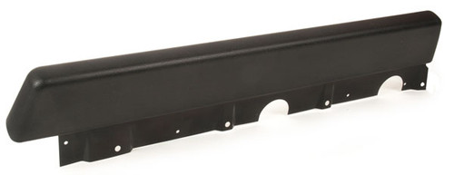 FRONT SEAT PARTITION PAD; BLACK; RIGHT TOP;  BUS; 1968-1976