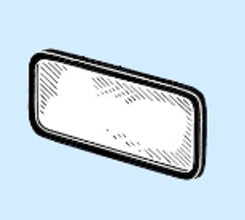 REAR WINDOW SEAL W/ MOLDED CORNERS; BUS; 1955-1963