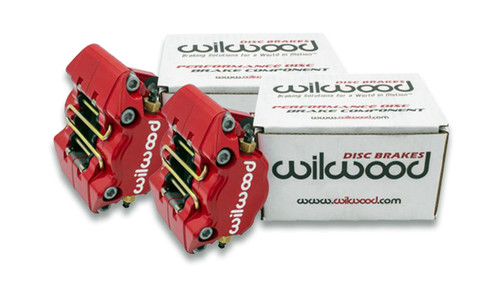 WILWOOD RED CALIPERS x 2  w/PADS - SET