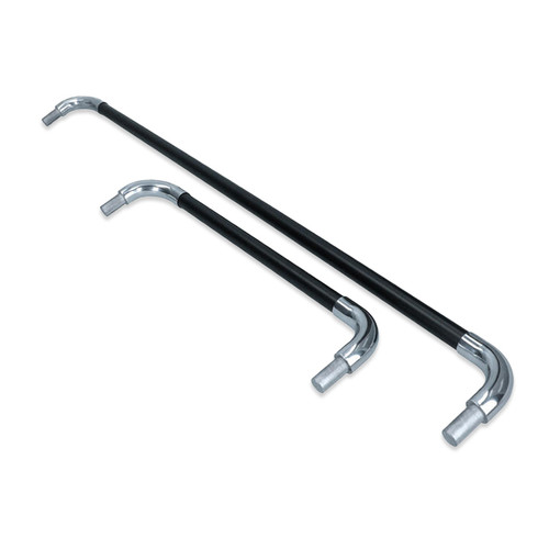 FULL WIDTH MIDDLE SEAT GRAB HANDLE SET; BLACK; BUS -1960