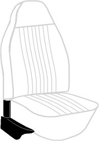 White Seat Covers, 1973 Beetle, Original Basket Weave Pattern