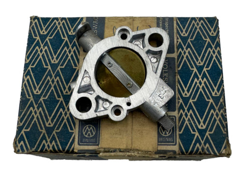NOS THROTTLE PLATE; LEFT; SOLEX 32PDSIT