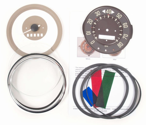Speedometer Restoration Kit 1963-1967 Bus