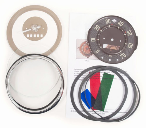Speedometer Restoration Kit 1955-1958 Bus