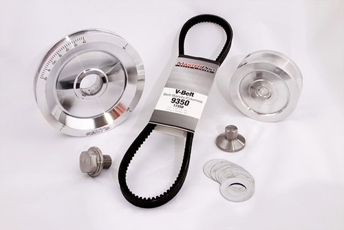 MST Solid Billet V-Belt Pulley System