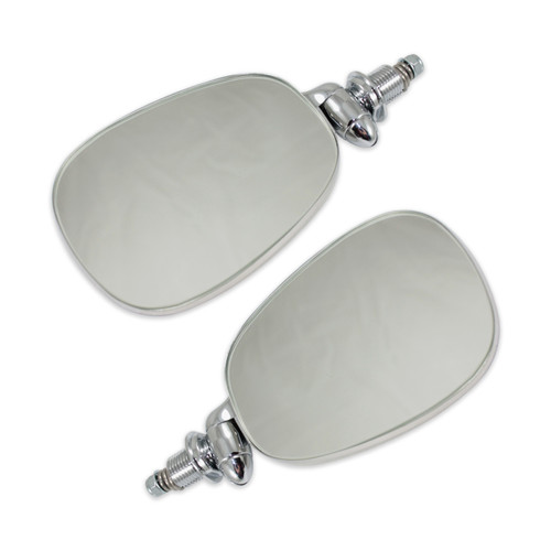 【VW 】美品！VINTAGE サイドブラインド T-3 アイボリー ペア EARLY TYPE 3 MIRROR KIT