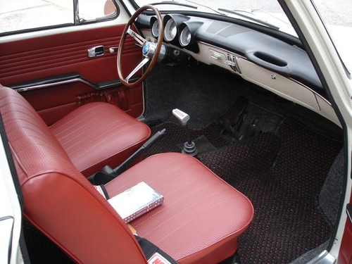 BLACK INTERIOR KIT SQUAREBACK 1966-1967 WITH SUNROOF