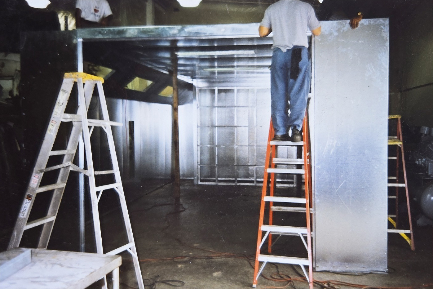 New Paint Booth 1998.