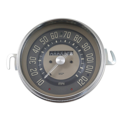 120MPH BUS SPEEDOMETER - CLEAR NEEDLE