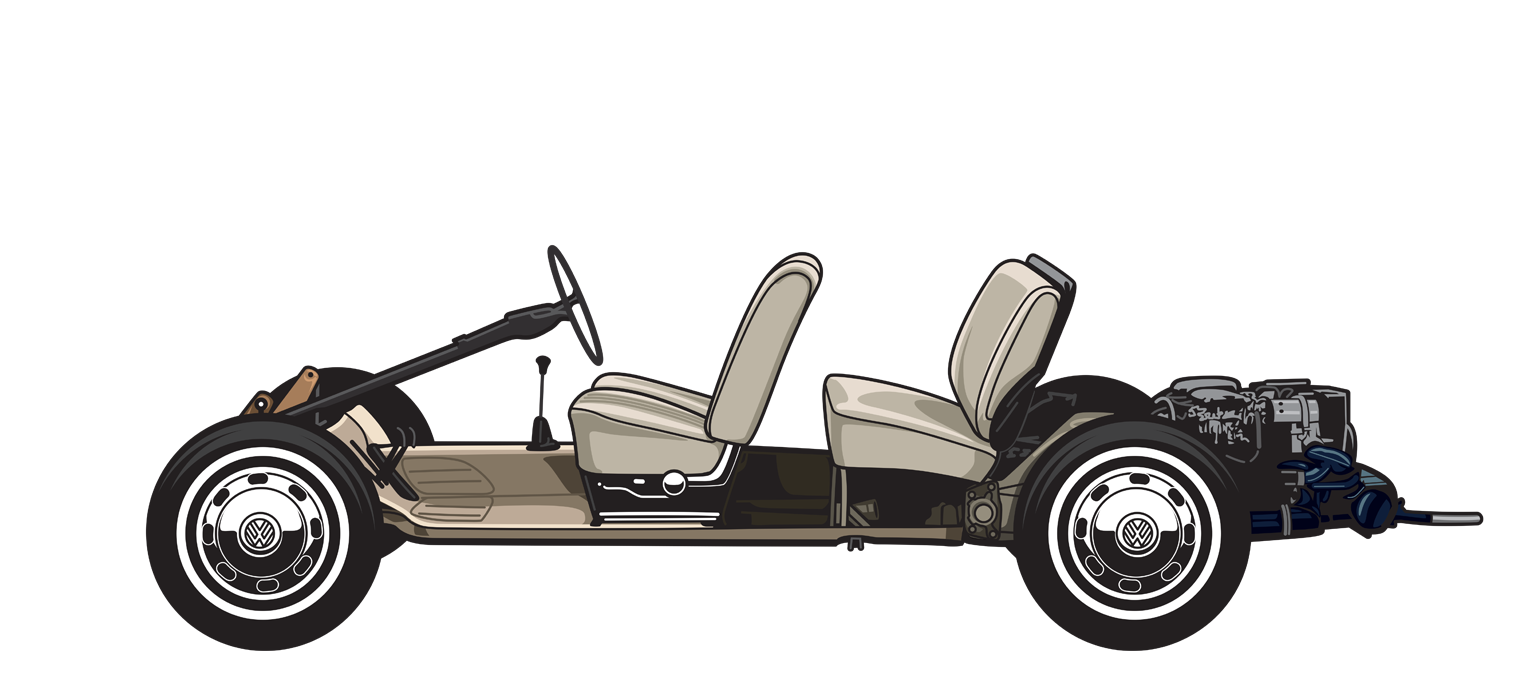 VW Squareback chassis