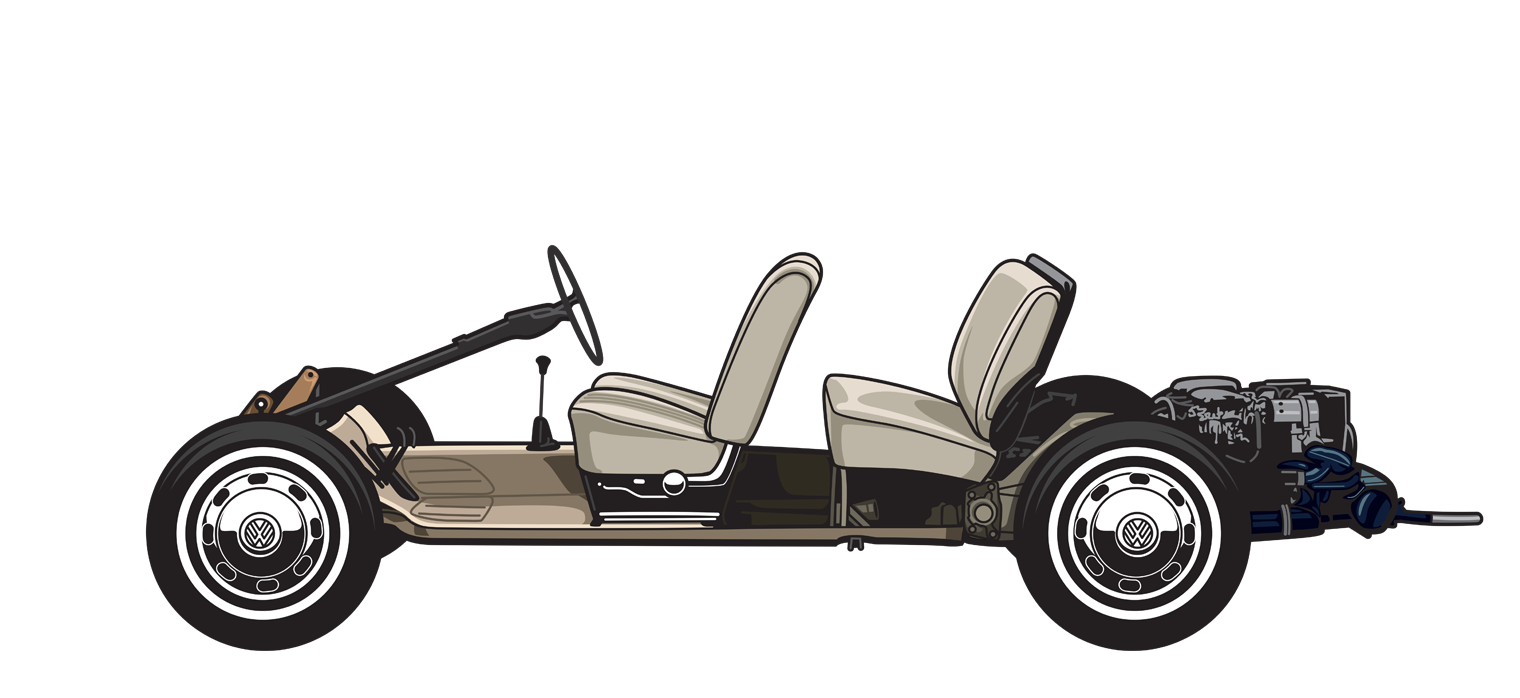 VW Squareback chassis