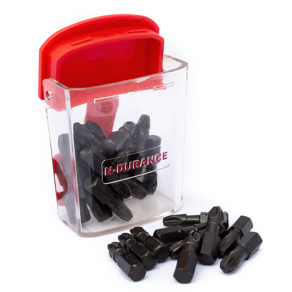 N-Durance NPZ325 Pozi Impact Bits 3PT x 25mm (25 Pack)