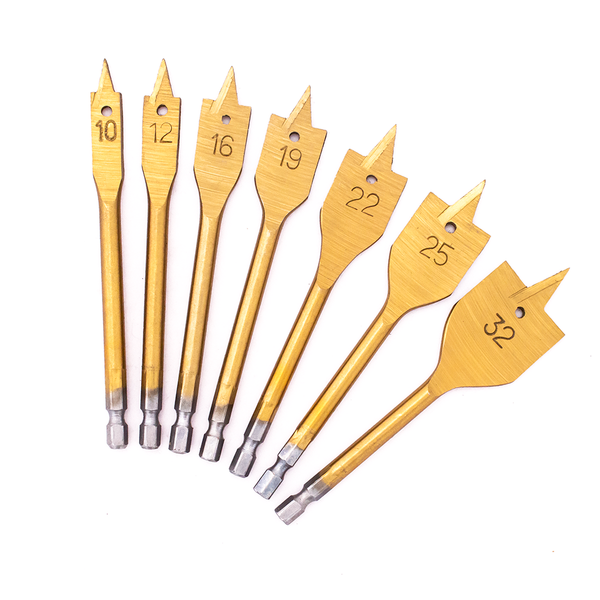 N-Durance NDFLAT Flat Bit Set 10-32mm (7 Piece)