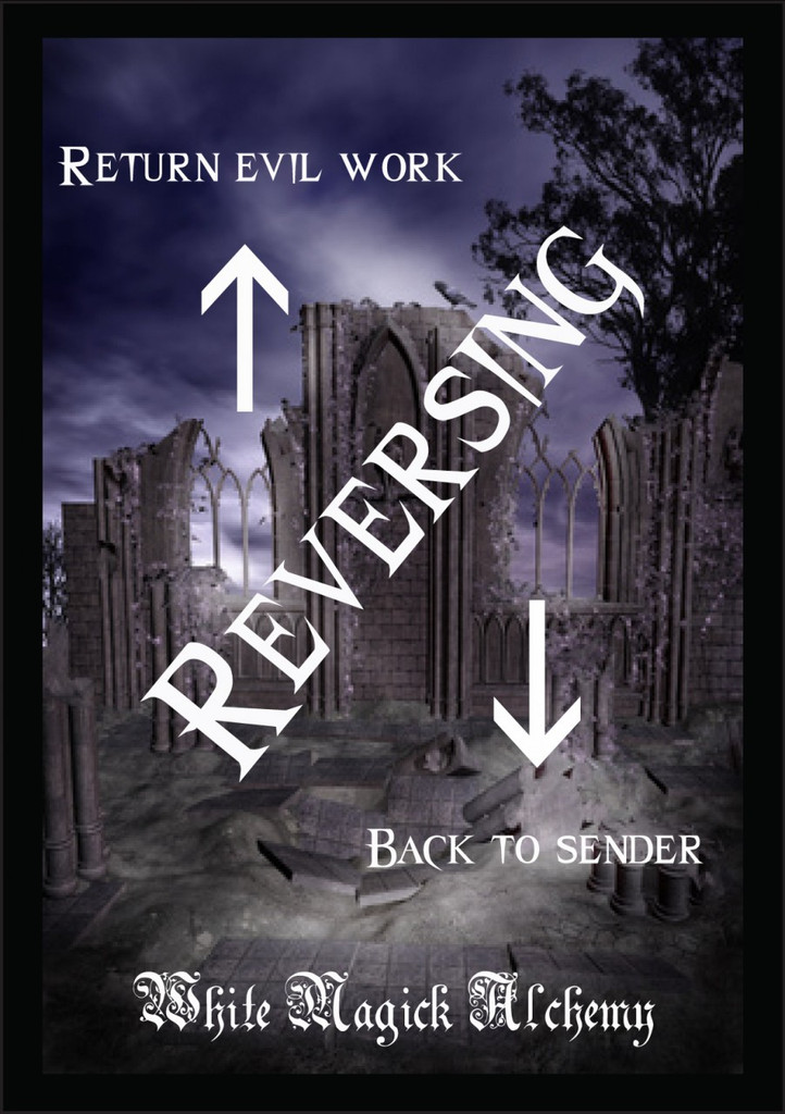 Reversing Ritual Spell Jar Vigil Candle . Return Evil Work Back to Sender