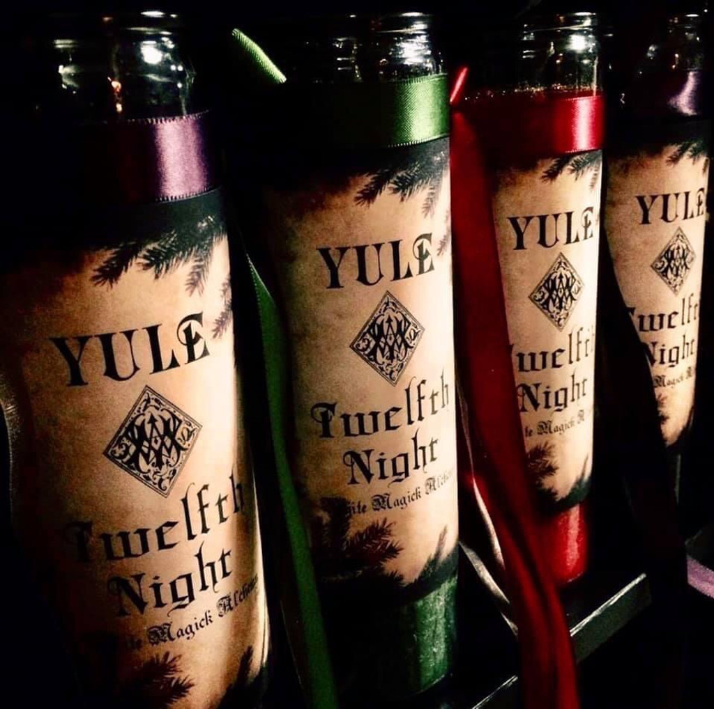  Yule Candles Vigil Lights for Yule, Christmas, Winter Solstice & Twelfth Night