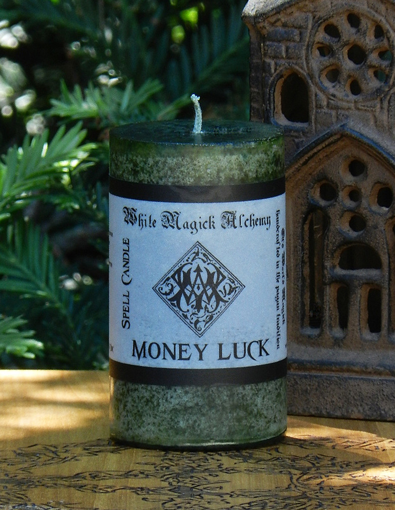 MONEY LUCK Spell Candle | Money Drawing and Abundance Workings