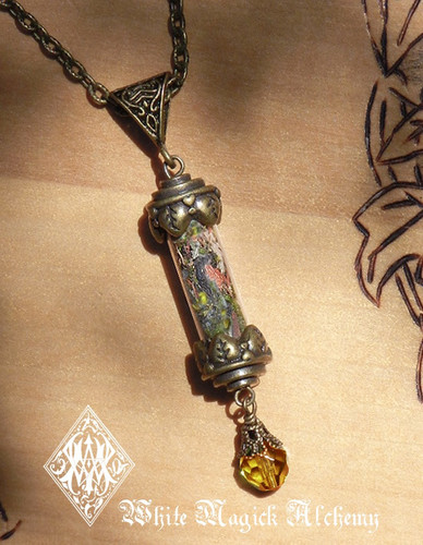 Fortuna Alchemy Pendant Charm Necklace . Luck, Business Success, Money, Employment