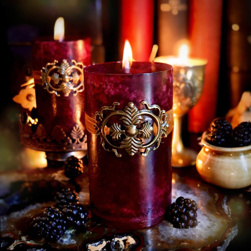 Haute Harvest | Candles for Samhain & Yule with Blackberry, Boysenberry, Violet, Vanilla & Black Amber Plum