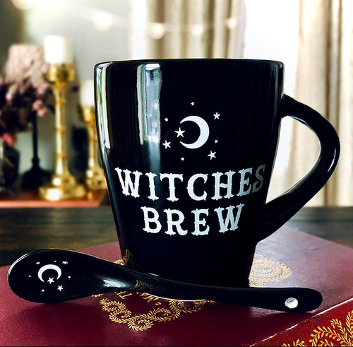 Witches Brew Mug and Spoon by White Magick Alchemy