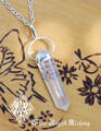 Angel Aura Pendulum Necklace for Intuition, Protection, Wisdom, Depression, Anxiety