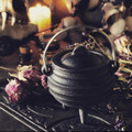 Small Cauldron Cast Iron Cauldron Mini for Ritual, Incenses & Resins