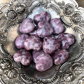 Lepidolite Gemstone Hearts