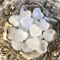 Selenite Gemstone Hearts | Protection, Intuition, Focus & Fertility