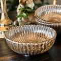 Large glass Mercury Bowls Gold