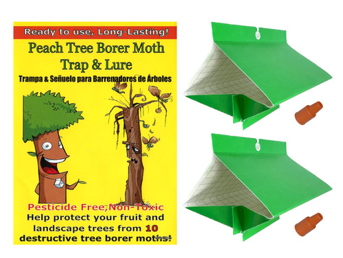 AgBio AB-105 Peach Tree Borer Moth Trap & Lure (2 Pack)