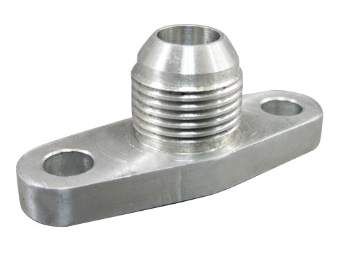 Steel Turbo Oil Pan / Oil Drain Return Adapter Bung Fitting AN10 - Foto 7