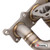 Audi VW longitudinal 1.8T K04 3mm heavy wall turbo manifold