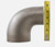 Universal 4" to 3" 90-degree cast stainless steel reducer pipe by XS-POWER with thick 11-gauge walls, precision-cast 304 stainless steel construction, ideal for turbocharger systems, exhaust fabrication, race vehicles, and custom welding applications.