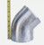 XS-POWER 5 inch OD 45 degree tight bend polished cast aluminum turbo elbow pipe