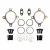 XS-POWER Audi 2.7T turbo install kit for BorgWarner K04 RS4 RS6 hybrid turbochargers