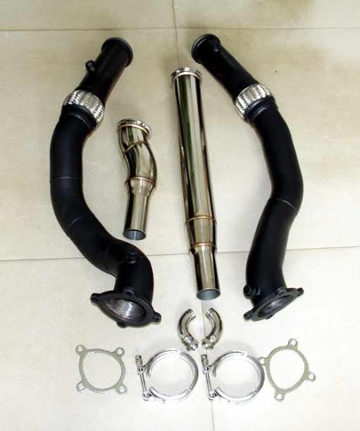 B5 S4 2.7L TIPTRONIC  AUTOMATIC CERAMIC COATED  DOWNPIPES