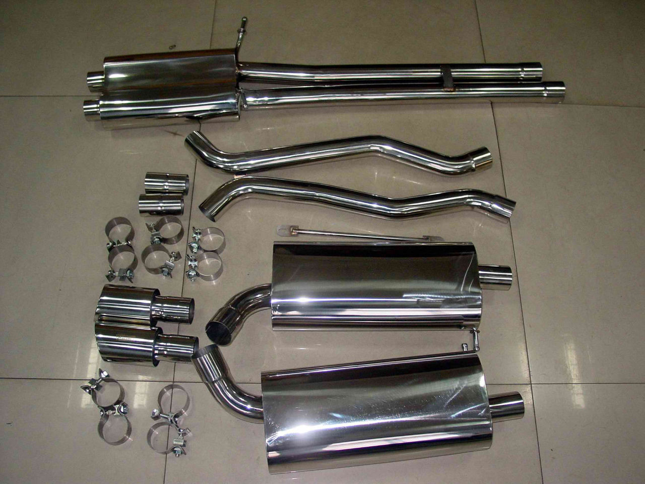 V3 NEW AUDI A6 ALLROAD 2.7T EXHAUST DOWNPIPES TIPTRONIC TURBO BACK CATBACK