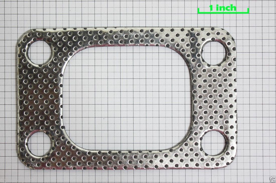 TO4E T70 GT35 4-BOLT FLANGE TURBO HEADER MOUNT EXHAUST MANIFOLD OUTLET GASKET