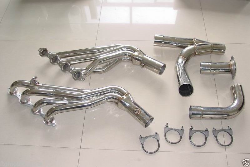 Chevy GMC Sierra Truck Longtube Headers 1999-14 (4.8L, 5.3L, 6.0L Engines)