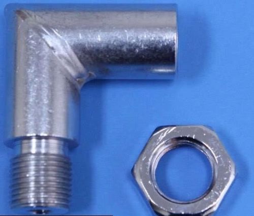 BRAND NEW UNIVERSAL ANGLED O2 EXHAUST CEL ADAPTER EXTENSION SPACER BUNG