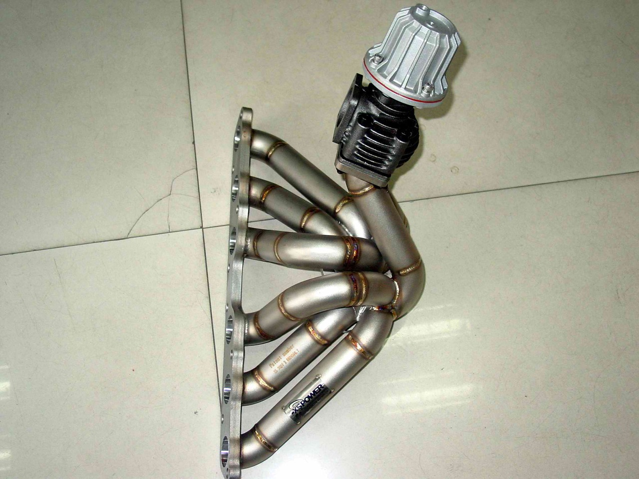 Toyota T4 TOP  MOUNT single Turbo Manifold 1998-2005 Lexus IS300 GS300 2JZ-GE NA-T WITH HKS STY 50MM wastegate