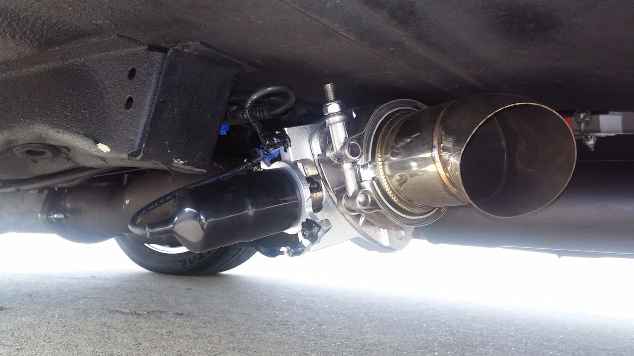ELECTRIC EXHAUST 2.5" CUTOUT Dual Electric Cutout Kit Universal