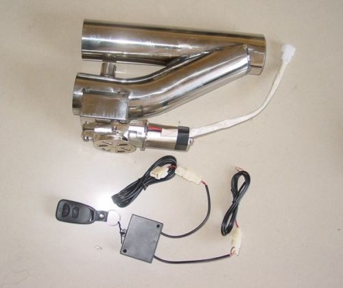 ELECTRIC EXHAUST CATBACK DOWNPIPE E-CUT CUTOUT VALVE SYSTEM REMOTE KIT 2.5"