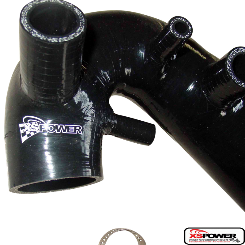 Audi A4 Passat B5 1.8T BLACK Turbo Induction Intake Pipe Inlet Silicone Hose Kit