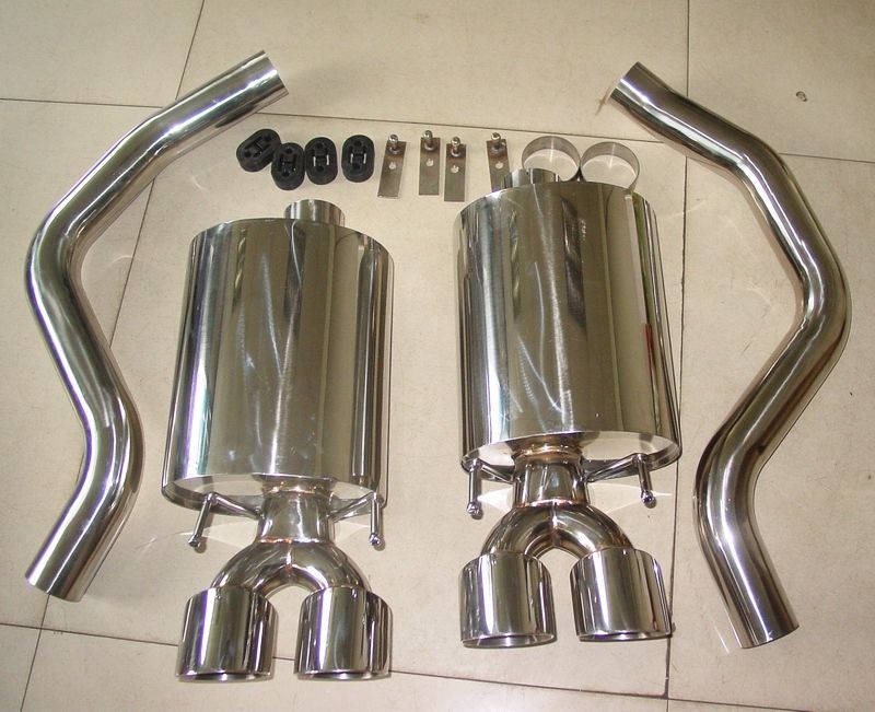 05 06 07 08 Corvette C6 XS-POWER Muffler Exhaust DUAL MODE Bi Mode 3"