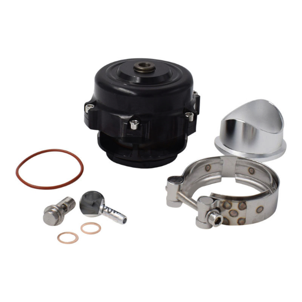 Universal Blow-off Valve BOV V-Band 50mm + External Wastegate WG 60mm BLACK