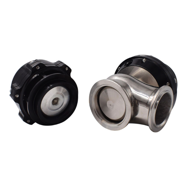 Universal Blow-off Valve BOV V-Band 50mm + External Wastegate WG 60mm BLACK
