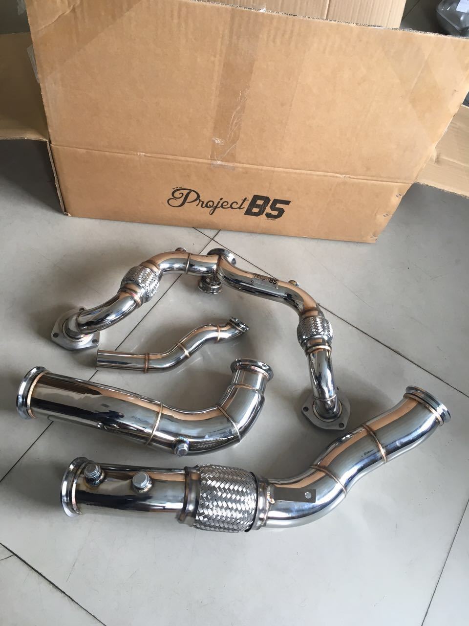 B5 S4 AUDI 2.7 Single Turbo Kit PTE TURBO flange Upgrade