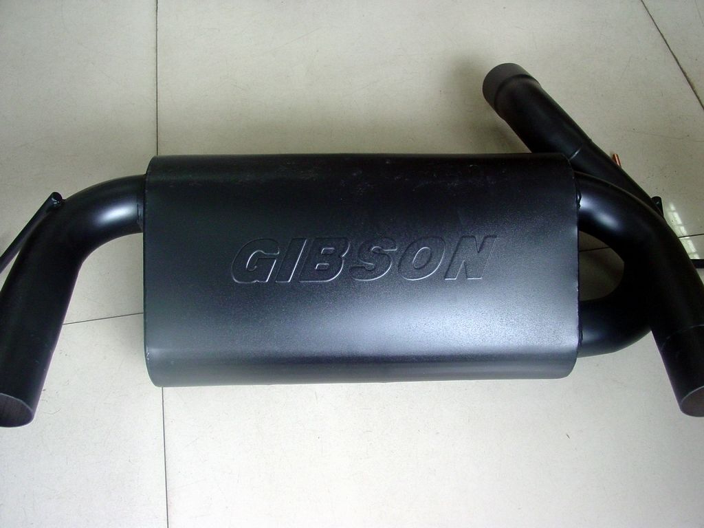 60-0023 Gibson Black Ceramic Metal Mulisha Exhaust 2007-2017 Jeep Wrangler JK